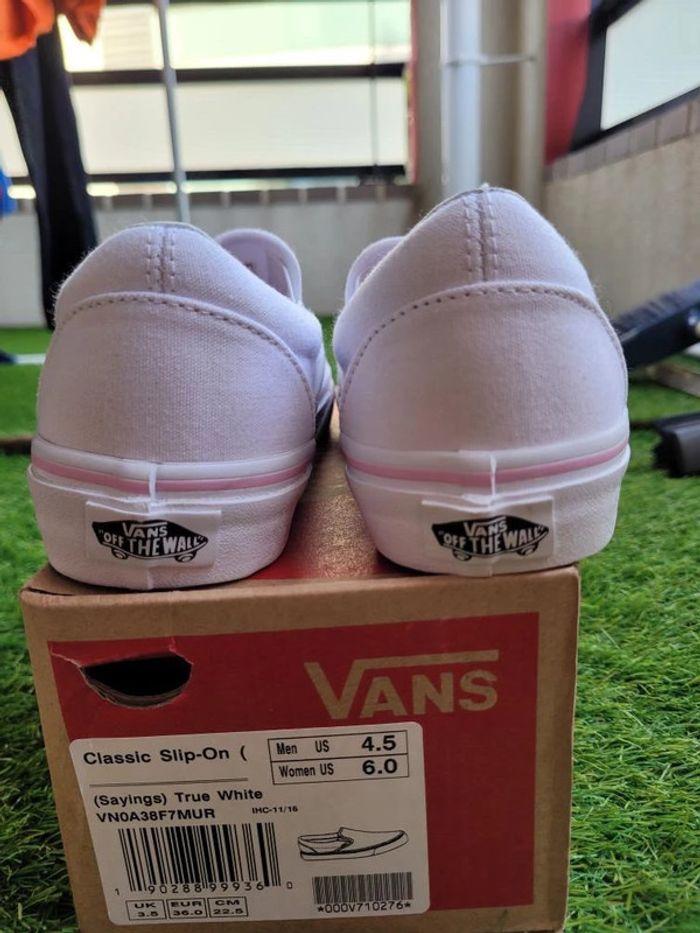 Vans Classic slip on édition OMG White pink black size 36 - photo numéro 5