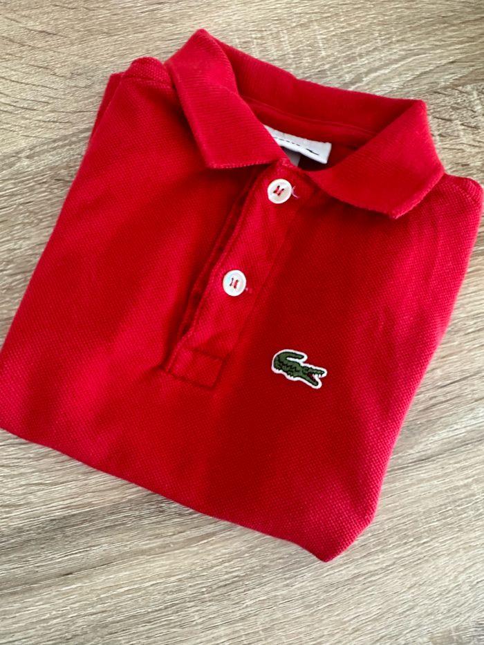 Polo Lacoste Rouge - photo numéro 1