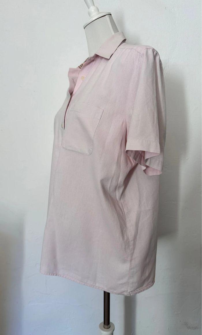 Chemise rose pale vintage Burberrys Taille 42 - photo numéro 4