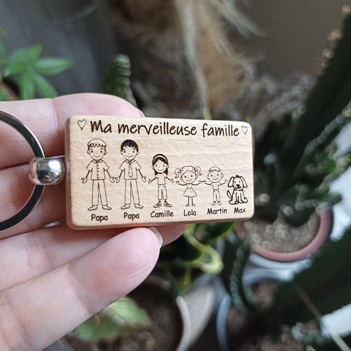 Porte-clés famille personnalisé - photo numéro 3