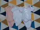 Lot de 3 bodies manches courtes