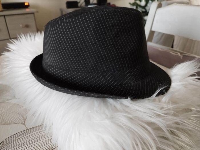 Chapeau léger noir a rayures homme ou mixte , printemps été et soirée 👍 - photo numéro 8