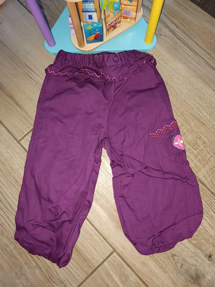 Pantalon violet du pareil au même 18 mois - photo numéro 2