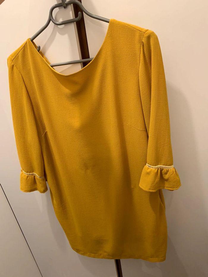 Robe Lili et Lala jaune moutarde - photo numéro 3