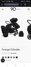 Double pram from birth