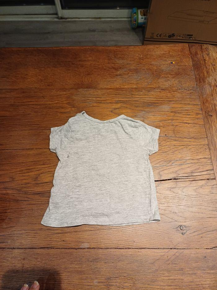 T shirt gris baby mouse taille 6 mois - photo numéro 2