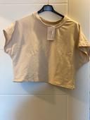 Croc top beige