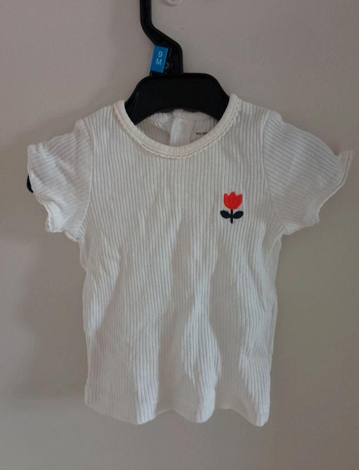 T-shirt sans manche bébé fille - photo numéro 1