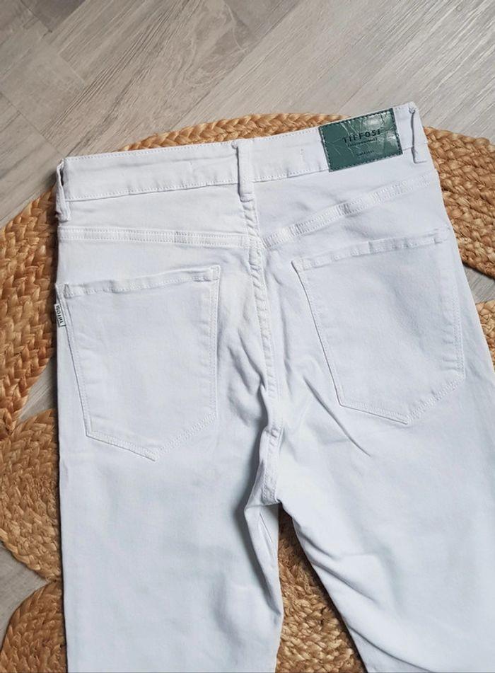 Jean skinny blanc taille haute Tiffosi T34 excellent état - photo numéro 10