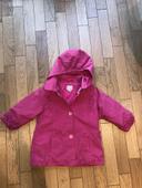 Imperméable rose Prémaman 18 mois avec capuche