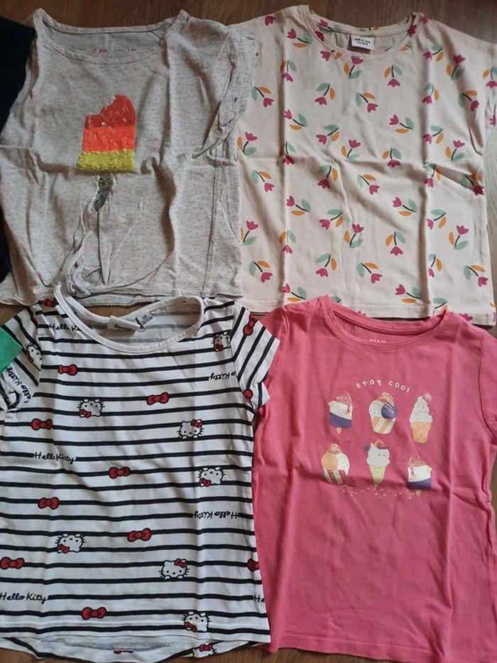 Lot de 6 t-shirts fille 5 ans - photo numéro 2