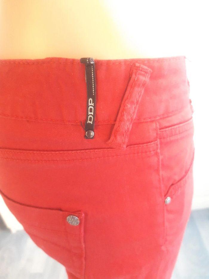 Pantalon DDP femme couleur rouge Noël taille S 36 - photo numéro 9