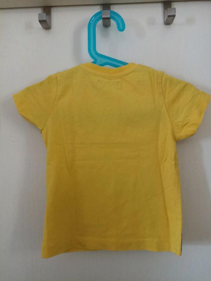 Tee-shirt Jaune Catimini 18m - photo numéro 3