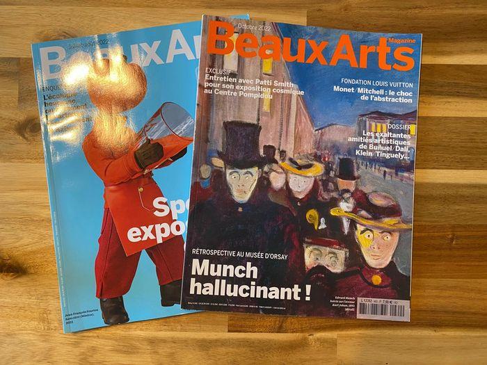 Lot de 2 Beaux Arts Magazine - Juillet/aout 2022 et octobre 2022 - photo numéro 1