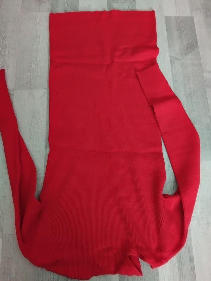 Robe pull rouge,kiabi, taille S - photo numéro 4