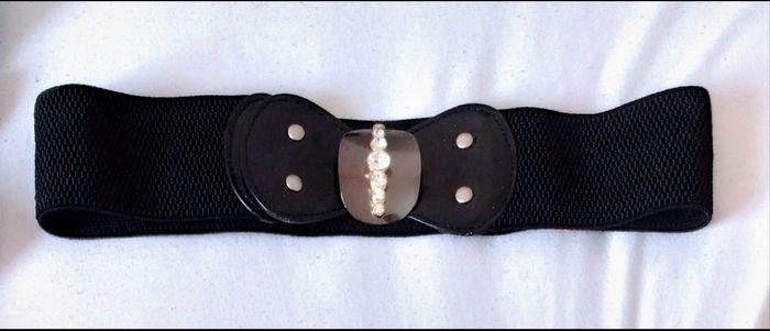 Ceinture large élastique avec bijou strass T.1 - photo numéro 4