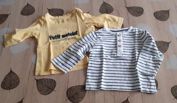 Lot de 2 tee-shirts manche longue - photo numéro 1