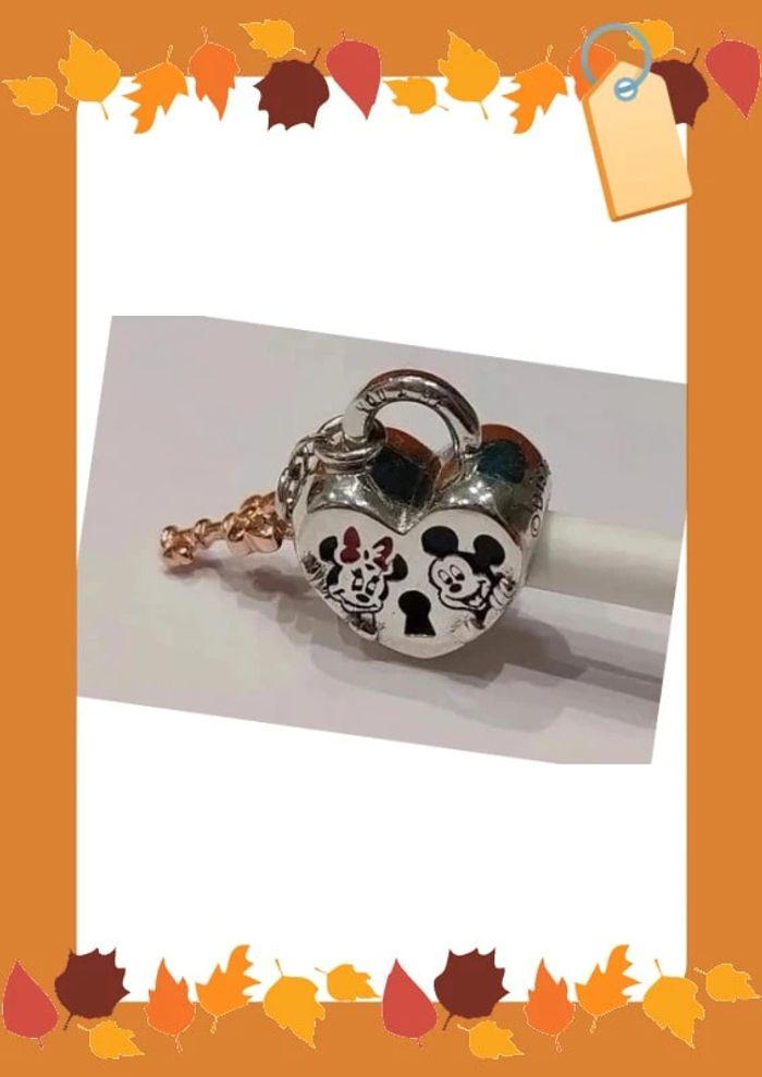 Charm Disney Cœur St Valentin Cadenas Amour - photo numéro 5