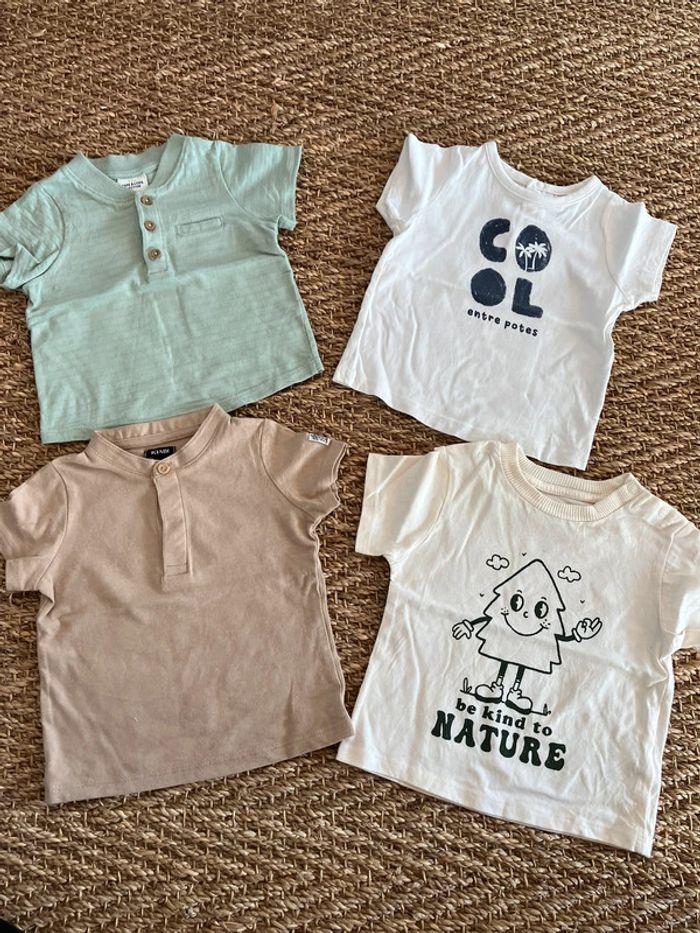 Lot de 4 tee-shirts été 9 mois - photo numéro 4