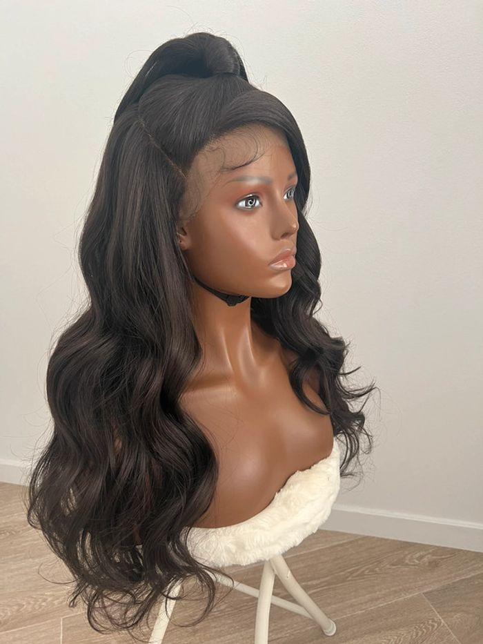 Chic perruque brune lace front plusieurs en 1 - photo numéro 4