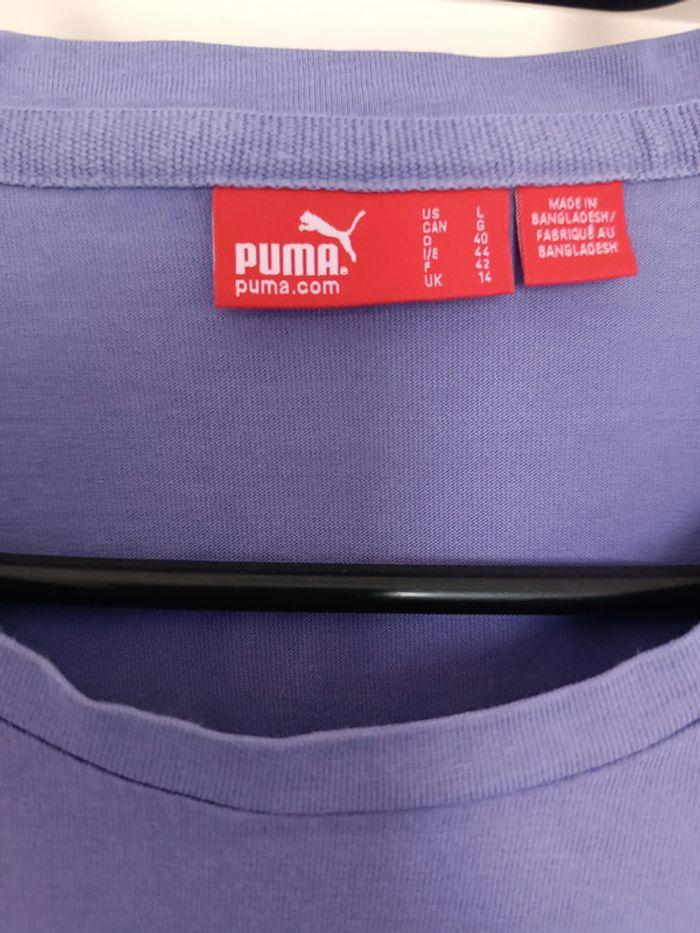 T-shirt puma violet - taille S/M - neuf - photo numéro 3