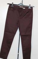 Pantalon huilé –  Bordeaux  –  Camaïeu  -  44