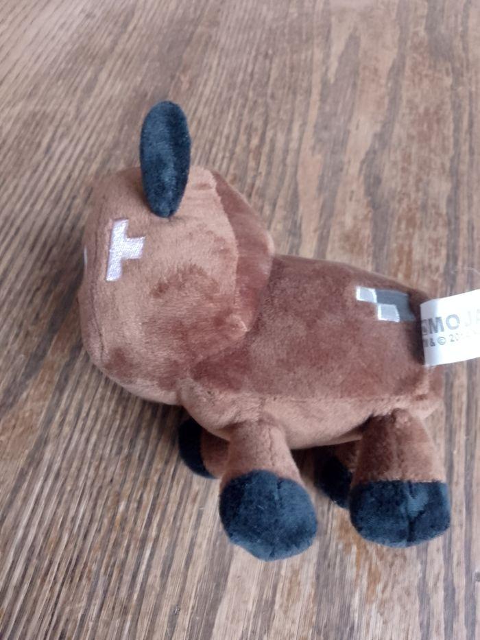 Peluche Minecraft doudou vache animaux - photo numéro 2