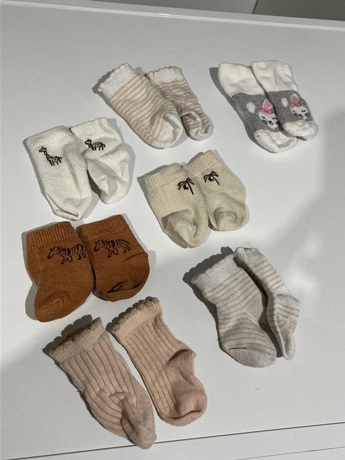 Lot 7 paires chaussettes