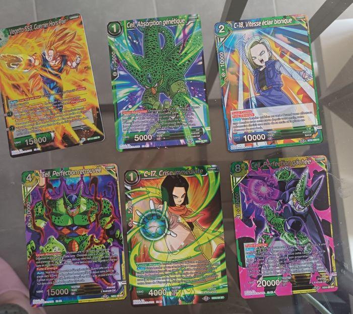 6 cartes dragon ball super card game - photo numéro 1