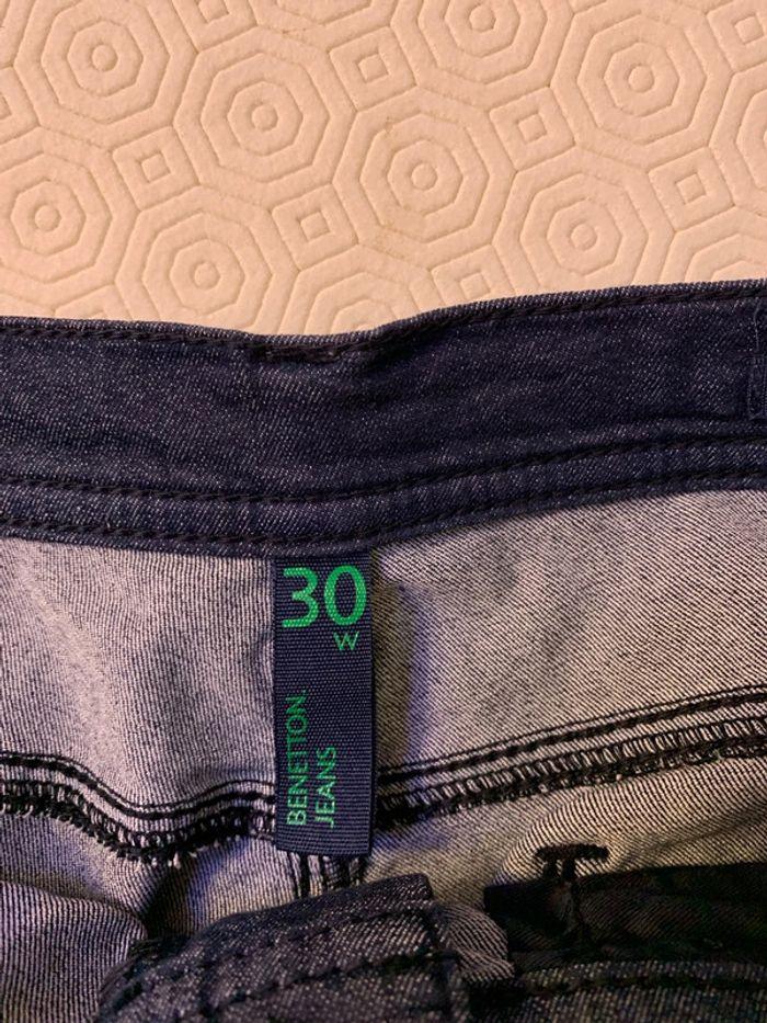 Pantalon foncé Benetton Jeans taille 38/40 - photo numéro 5