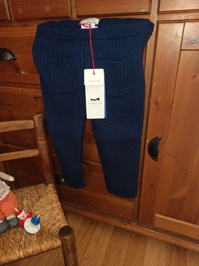 Pantalon Cyrillus laine 18 mois neuf - photo numéro 2