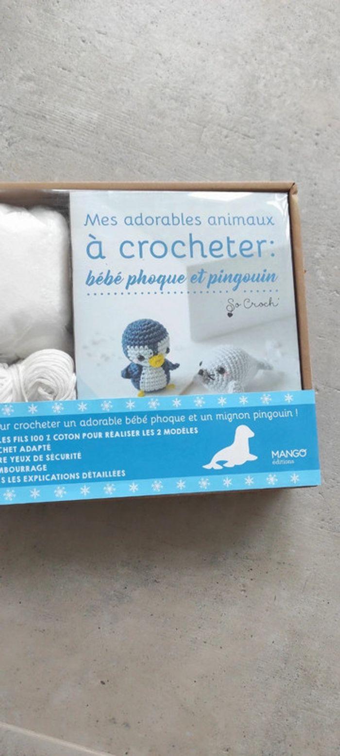 Coffret animaux en crochet : livre + matériel - photo numéro 2