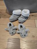 Lot chaussons bébé naissance + 6-12mois