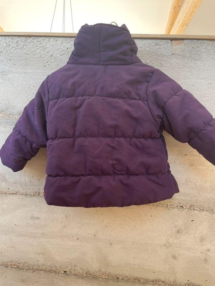 Manteau doudoune violette - photo numéro 2