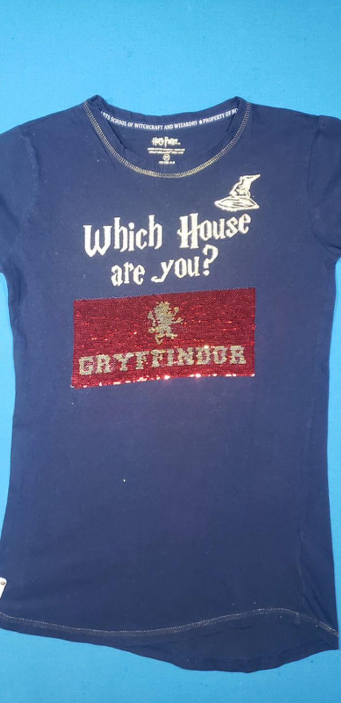 T-shirt Gryffondor-Poufsouffle - Harry Potter - photo numéro 1