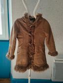 Manteau hiver enfant 10ans / 138cm marron