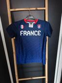 👕 tee-shirt manche courte France taille 12ans très bon état 👕