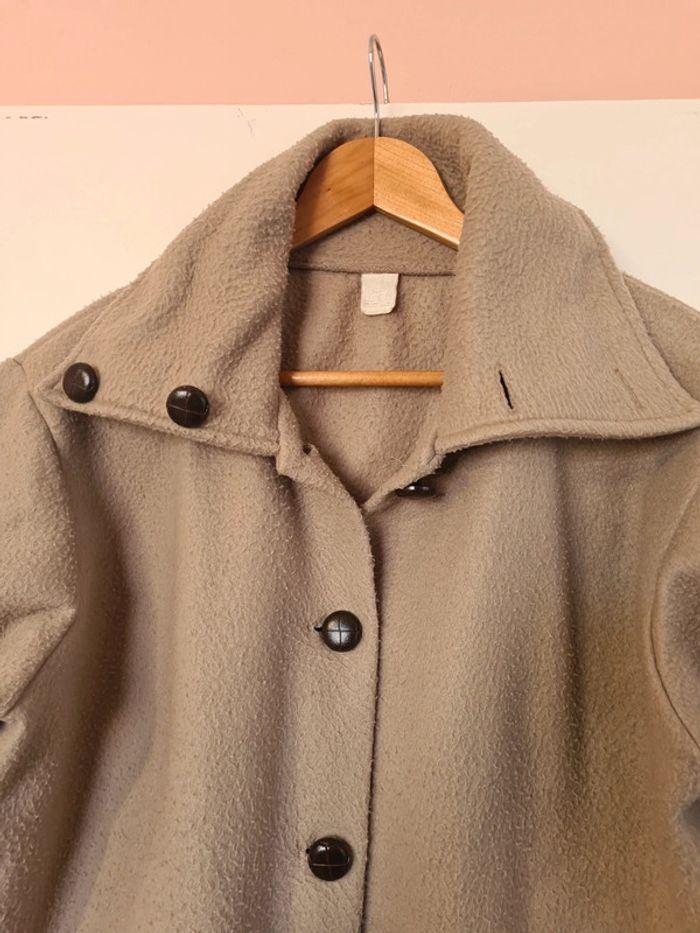 Veste polaire beige bouton XL - photo numéro 6