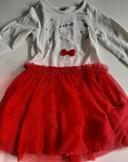 Robe Orchestra rouge taille 4 ans / 104 cm