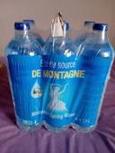 Pack d'eau de 6 bouteilles de Eau de source DE MONTAGNE bouteille  de 1.5 L