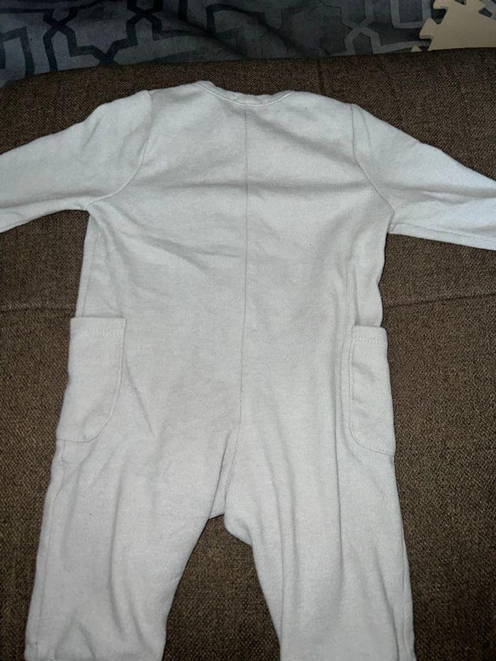 Lot 2 pyjamas blanc et gris 6M - photo numéro 5