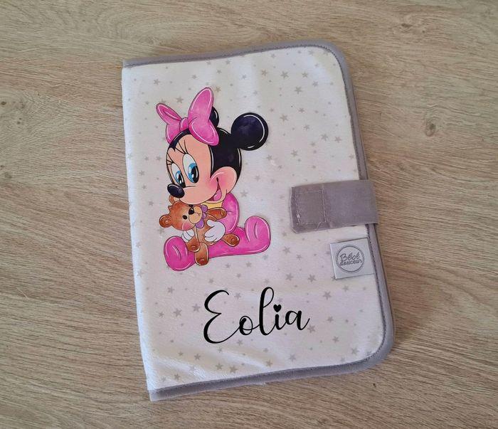 Protège carnet de santé personnalisé minnie