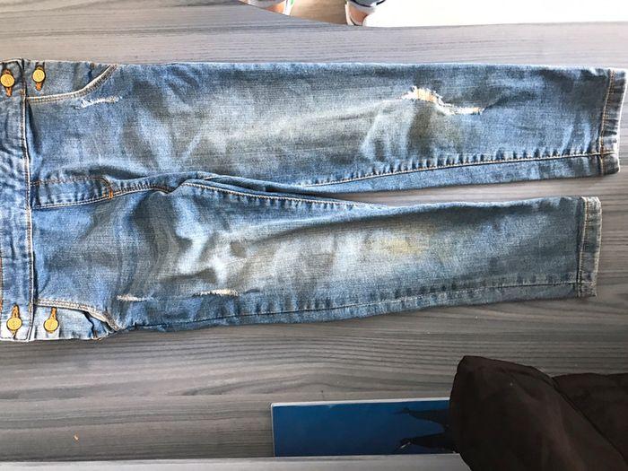 Salopette Zara denim bleu 7 ans - photo numéro 4