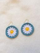 Boucles d’oreilles marguerite