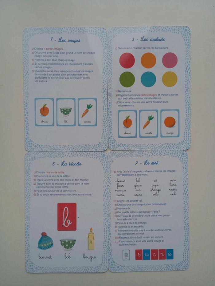 Mes cartes Montessori – Coffret d'éveil avec 26 cartes rugueuses de l'alphabet - photo numéro 5