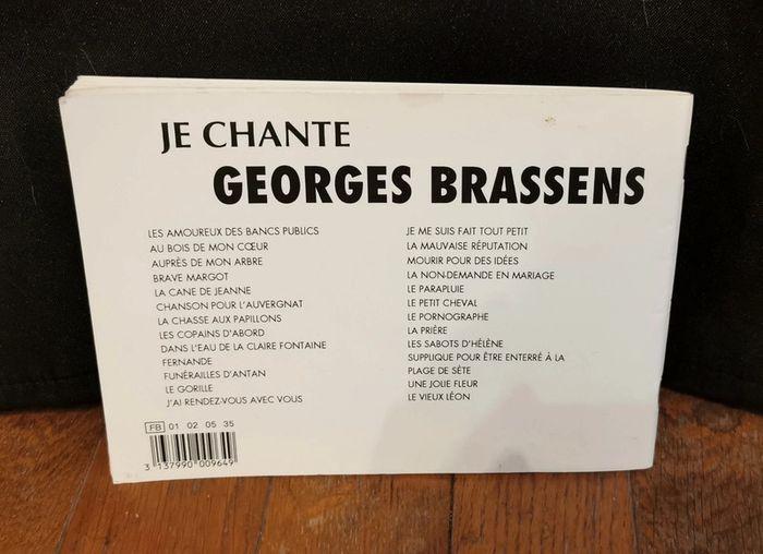 Livret je chante Georges brassens - photo numéro 2