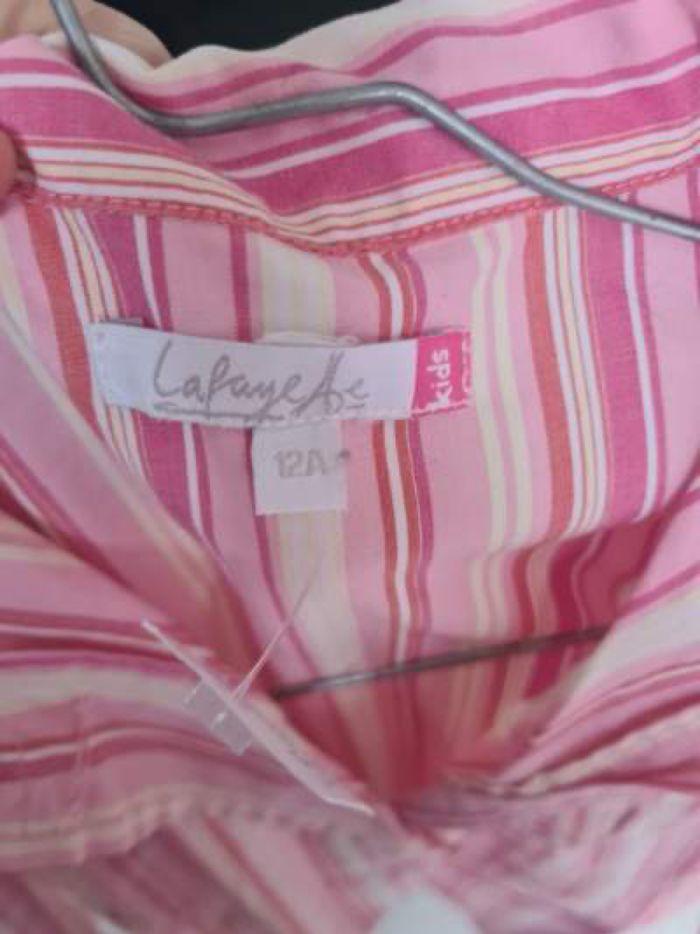 Chemise à rayures rose - photo numéro 3