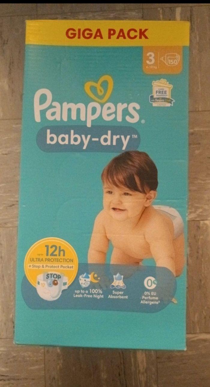 Giga pack Pampers baby-dry taille 3 - photo numéro 2