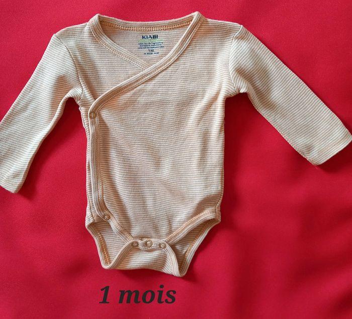 Lot de 2 Bodies à rayures identiques - photo numéro 1