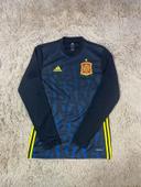 Maillot adidas espagne manches longues taille S pre-match entrainement échauffement 2015